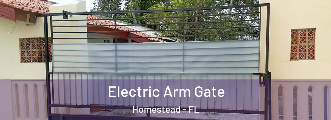 Electric Arm Gate Homestead - FL