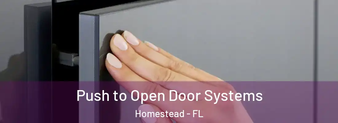  Push to Open Door Systems Homestead - FL